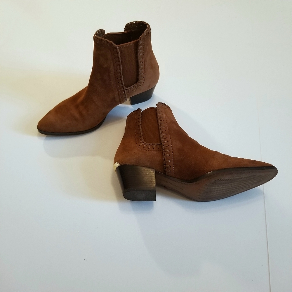 MICHAEL Michael Kors Broderick Suede Braided Boot - Picture 1 of 5